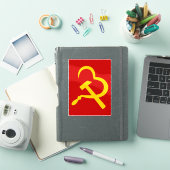 鎌と槌、心、愛、共産主義 シール (iPadカバー)