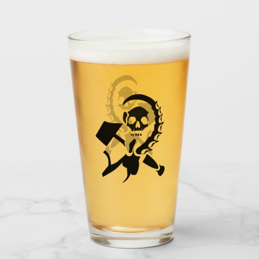 鎌ロシアのとハンマーの悪の侵略 タンブラーグラス (ドリンク正面)