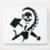 鎌ロシアのとハンマーの悪の侵略 マウスパッド (正面)