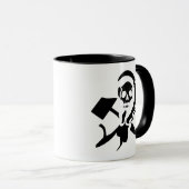 鎌ロシアのとハンマーの悪の侵略 マグカップ (正面右)
