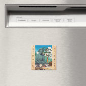 鎌倉の大仏　川瀬巴水版画 マグネット (インサイチュ (食洗機))