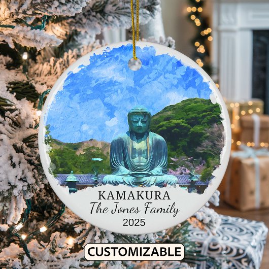 鎌倉パーソナライズされたオーナメント セラミックオーナメント