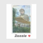 鎌倉大仏絵画水彩画 シール (シート)