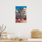 鎌倉大仏、鎌倉素晴らしの仏、河瀬蓮井 ポスター (キッチン)