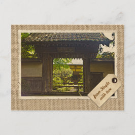 鎌倉日本建長寺ヴィンテージ紙 ポストカード