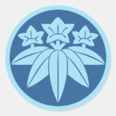 鎌倉源日本の門氏 ラウンドシール (正面)