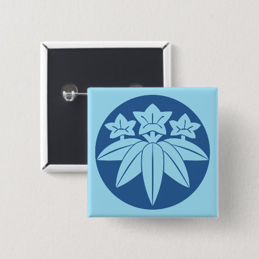 鎌倉源日本の門氏 缶バッジ (正面&裏面)