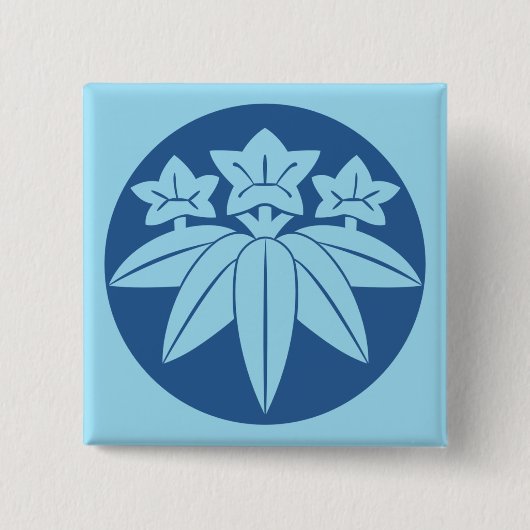 鎌倉源日本の門氏 缶バッジ (正面)