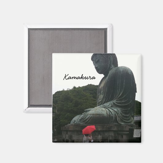 鎌倉磁石の巨大な仏像 マグネット (正面/裏面)