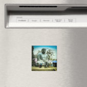 鎌倉素晴らしヴィンテージ旧日本の大仏 マグネット (インサイチュ (食洗機))