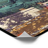 鎌倉素晴らし蓮居川瀬判賀の仏 ポスター (角)