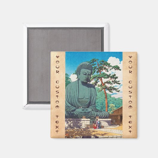 鎌倉素晴らし蓮居川瀬判賀の仏 マグネット (正面/裏面)