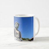 鎌倉、日本の仏の彫像 コーヒーマグカップ (正面右)