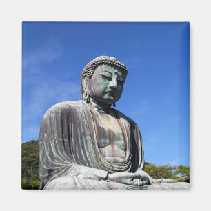 鎌倉、日本の仏の彫像 マグネット