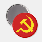 鎌及びハンマー磁石 マグネット (正面/裏面)