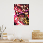 鎌戸丹治郎鎌戸根津子 ポスター (キッチン)