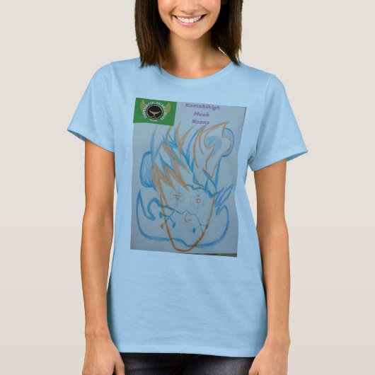 鎌木氷川マスクノーンTシャツ Tシャツ (正面)