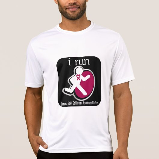 鎌状細胞が重要であるのでI走られる Tシャツ (正面)