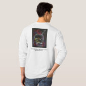 -鎌状細胞の芸術に単独で苦しむ必要はあないで下さい Tシャツ (裏面フル)