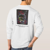 -鎌状細胞の芸術に単独で苦しむ必要はあないで下さい Tシャツ (裏面)