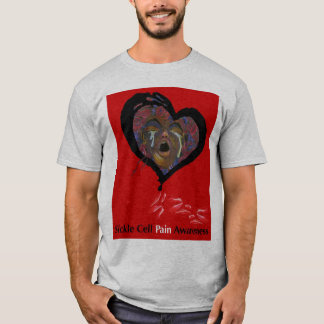 鎌状細胞の苦痛の認識度のワイシャツ Tシャツ