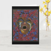 鎌状細胞の苦痛の認識度2 カード (黄色い花)