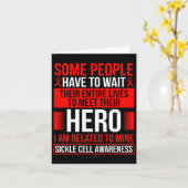 鎌状細胞アワレンのための鎌状細胞自然治癒 カード (黄色い花)