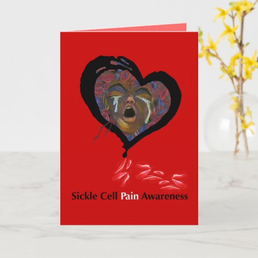 鎌状細胞痛認識度 カード (黄色い花)