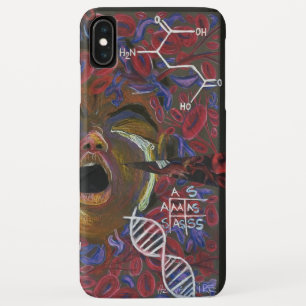 鎌状細胞芸術DNA iPhone XS MAXケース