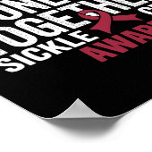 鎌状細胞認識度ボクシンググローブウィークオンテイT ポスター (角)