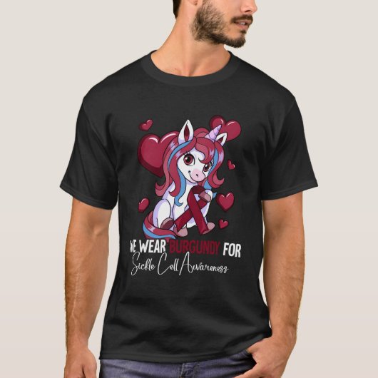 鎌状細胞認識度 Tシャツ (正面)