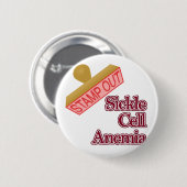 鎌状細胞貧血症 缶バッジ (正面&裏面)