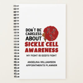 鎌状赤血球が不注意でないカスタムアポイントメント プランナー手帳