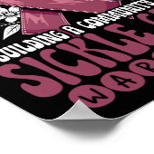 鎌状赤血球戦士の強い団結コミュニティ ポスター (角)