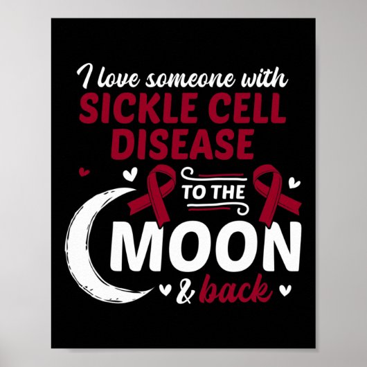 鎌状赤血球病の人が大好き ポスター (正面)