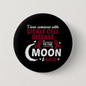 鎌状赤血球病の人が大好き 缶バッジ (正面)