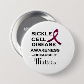 鎌状赤血球病サポート 缶バッジ (正面&裏面)