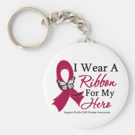 鎌状赤血球病私は衣服のリボンを私のヒーロー キーホルダー