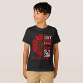 鎌状赤血球病認識度リボンソンサバイバー Tシャツ (正面フル)