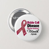 鎌状赤血球病認識度月 缶バッジ (正面&裏面)