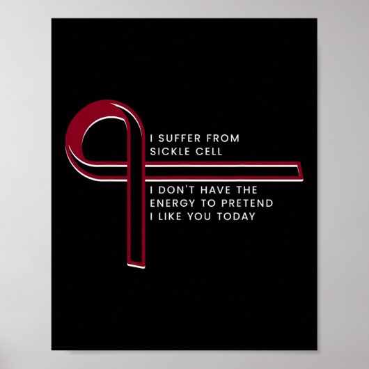 鎌状赤血球症だ ポスター (正面)