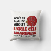 鎌状赤血球認識度が不用意なサポート クッション (裏面)