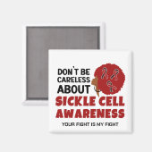 鎌状赤血球認識度が不用意なサポート マグネット (正面/裏面)