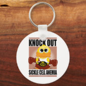 鎌状赤血球貧血をノックアウトする キーホルダー (正面)