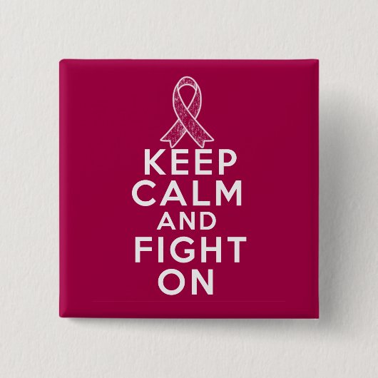 鎌状赤血球貧血保が落ち着いて戦う 缶バッジ (正面)