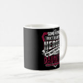 鎌状赤血球貧血戦士I衣服ブルゴーニュ コーヒーマグカップ (正面右)