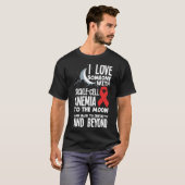 鎌状赤血球貧血球赤血球で人を愛している Tシャツ (正面フル)
