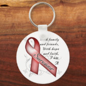 鎌状赤血球貧血生存者 キーホルダー (正面)