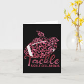 鎌状赤血球貧血認識度サッカーブルガンディリブ カード (黄色い花)