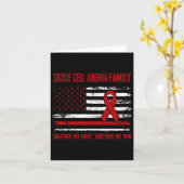 鎌状赤血球貧血認識度家族We Fi カード (黄色い花)